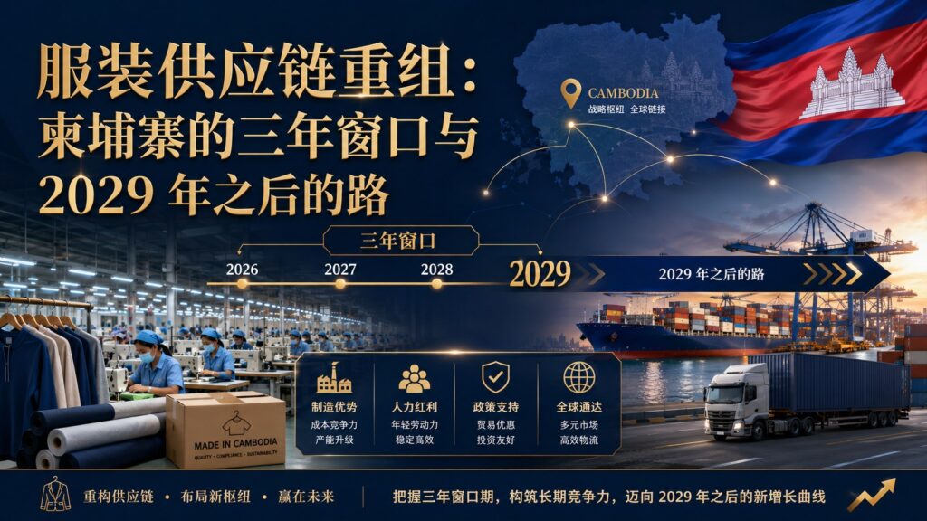 服装供应链重组|柬埔寨商品出口结构:GFT 占 50.7%