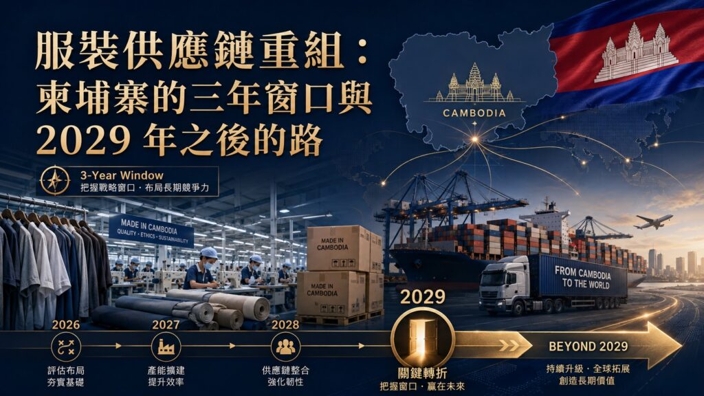 服裝供應鏈重組|柬埔寨商品出口結構:GFT 佔 50.7%