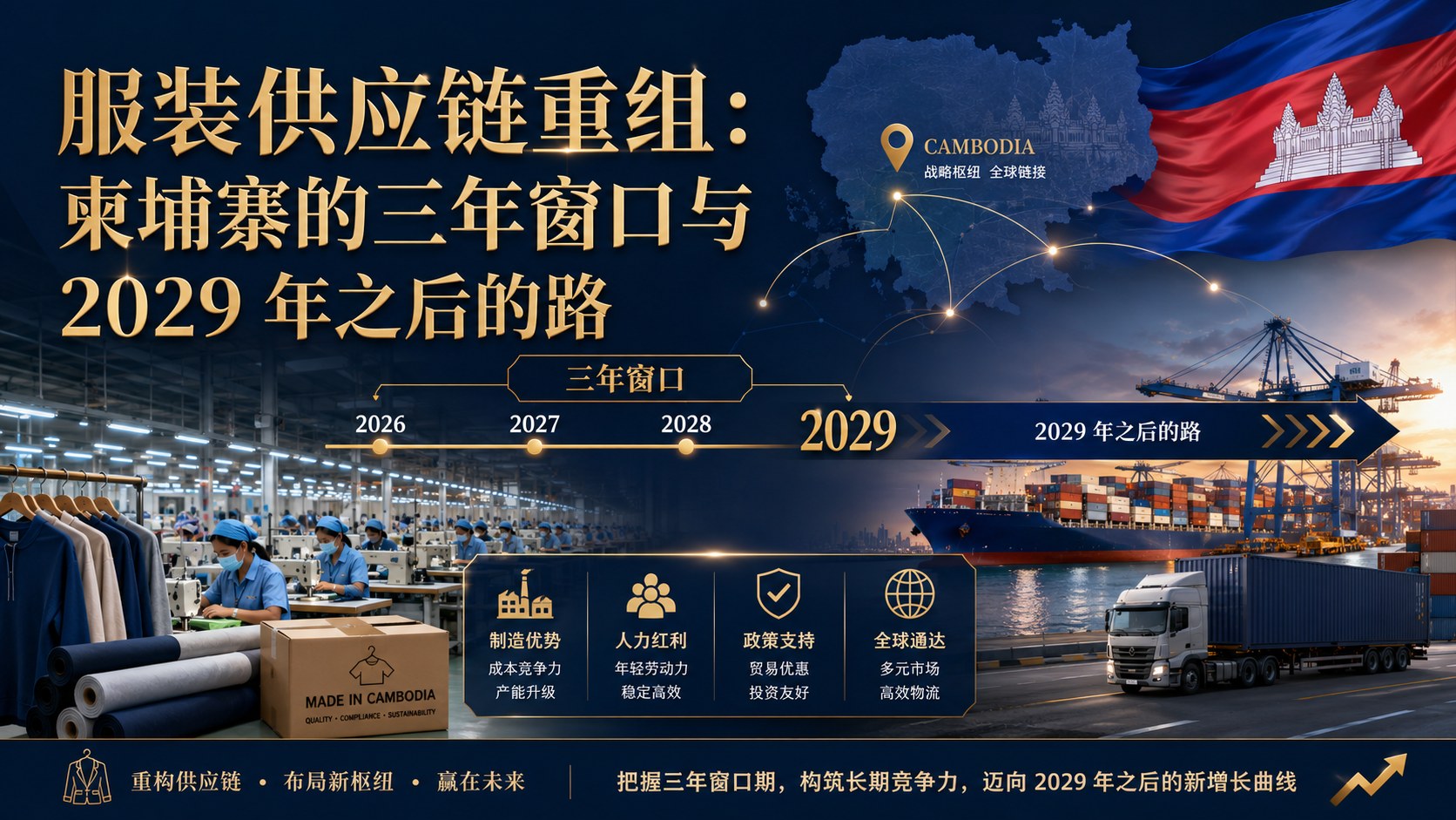 服装供应链重组｜柬埔寨商品出口结构：GFT 占 50.7%