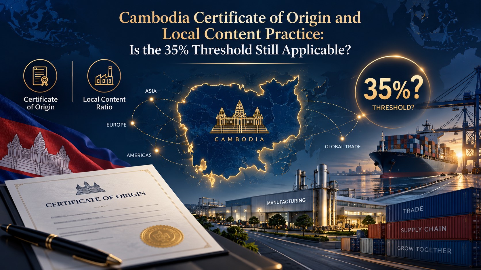 Cambodia Certificate of Origin: Does the 35% Rule Still Apply?