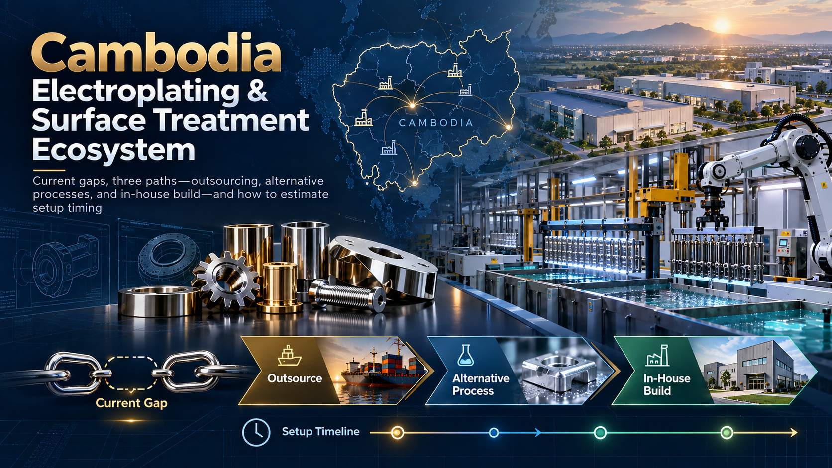 Cambodia Electroplating Supply Gap: Alternatives and Timing (2026)