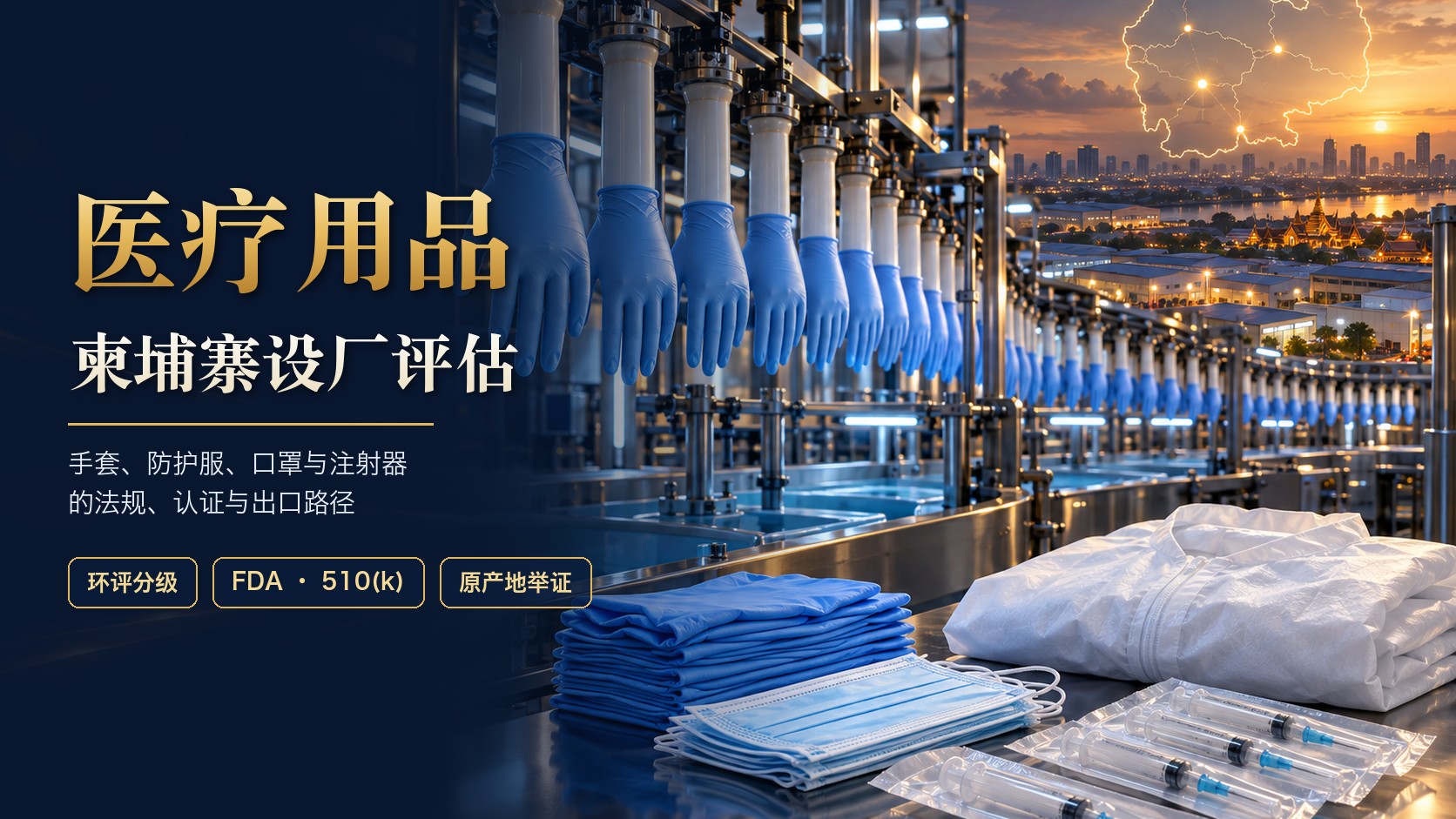 医疗用品柬埔寨设厂可行吗?手套、口罩、注射器的法规与认证(2026)