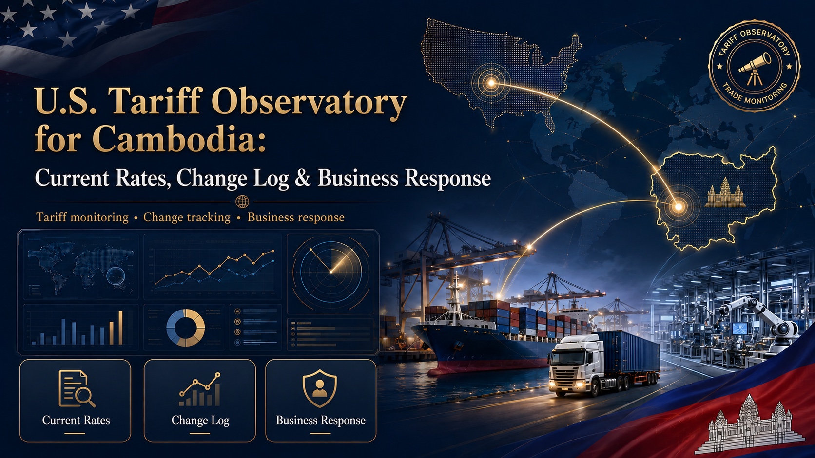 US tariffs Cambodia monitor: current rates, change log and business response